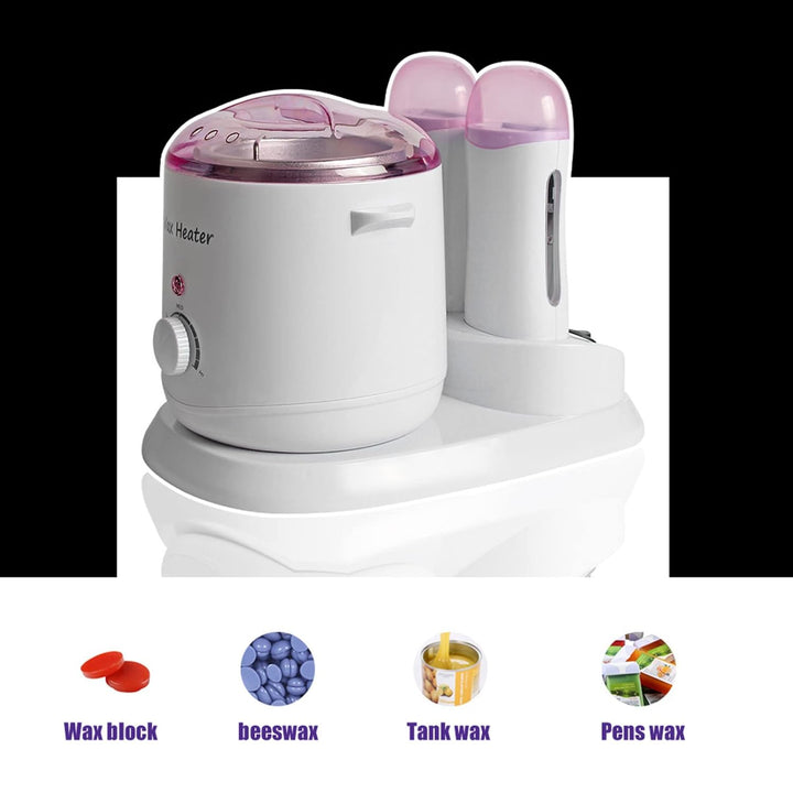 Waxing Kit Electric Hot Wax Warmer Machine Einstellbare Wax Heater Warmer Schmerzlose Haarentfernung