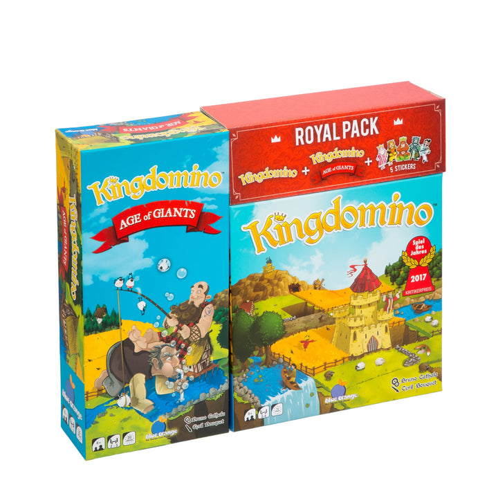 blue orange - Royal Pack – Gesellschaftsspiel und Denkspiel – zum Besten Spiel des Jahres – Domino-S