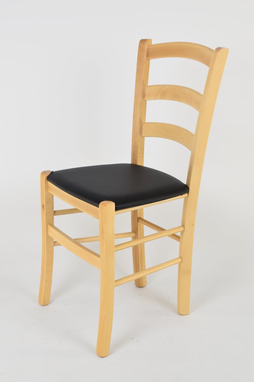 t m c s Tommychairs - Stuhl Venice für Küche und Esszimmer, robuste Struktur aus lackiertem Buchenho