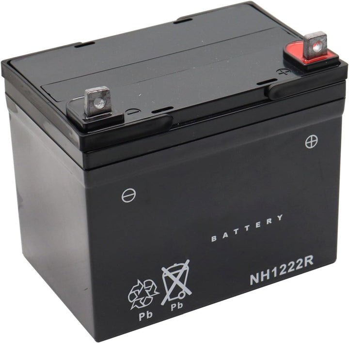 SECURA Batterie 12V 22Ah (+ Pol Rechts) kompatibel mit McCulloch M12592RB 960610162 Rasentraktor