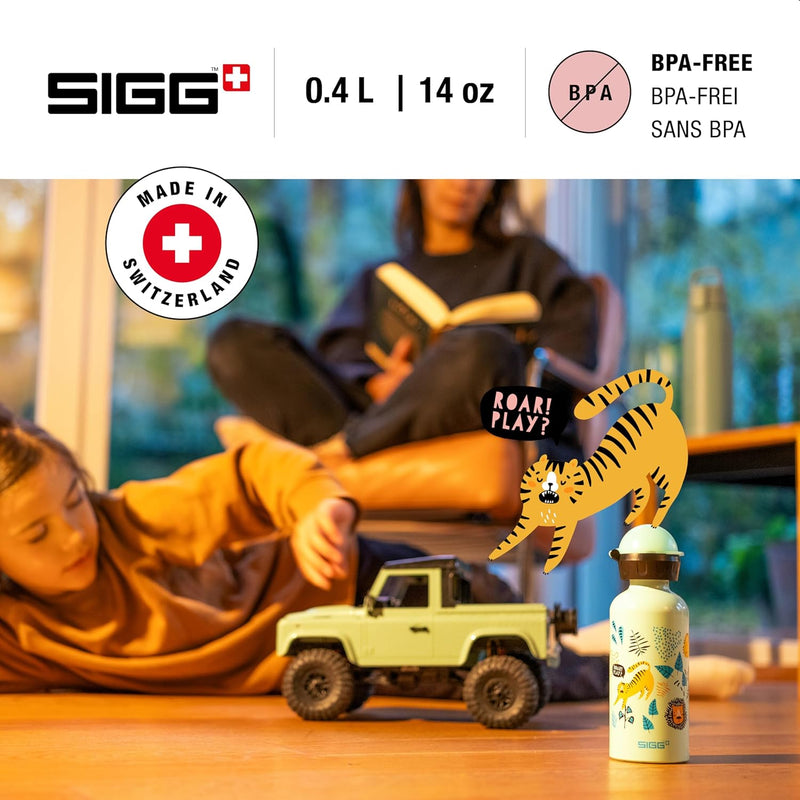 SIGG - Alu Trinkflasche Kinder - KBT - Auslaufsicher - Federleicht - BPA-frei - Klimaneutral Zertifi