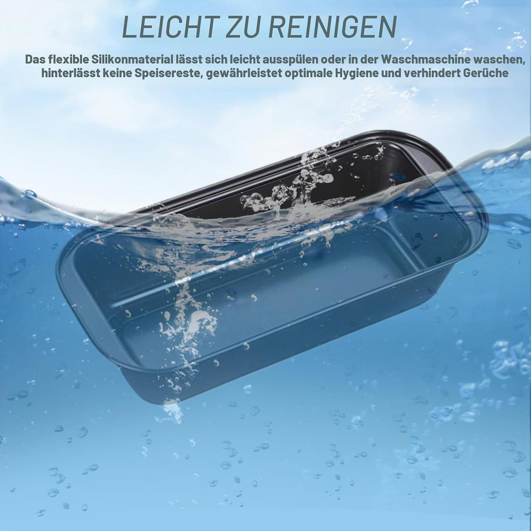 2 Stück Brotformen Zum Backen 25.7×13×5.8cm, mit Backmatte Einleger Für Backofen, Brot Backform 2er