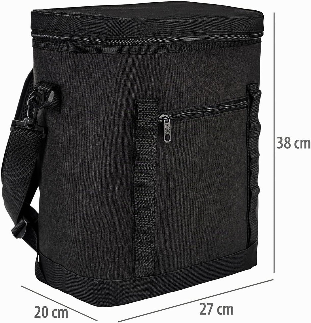 Xcase Kühltasche: Kühlrucksack mit Schulterriemen und Vordertasche, mit Reissverschluss (Kuehlrucksa