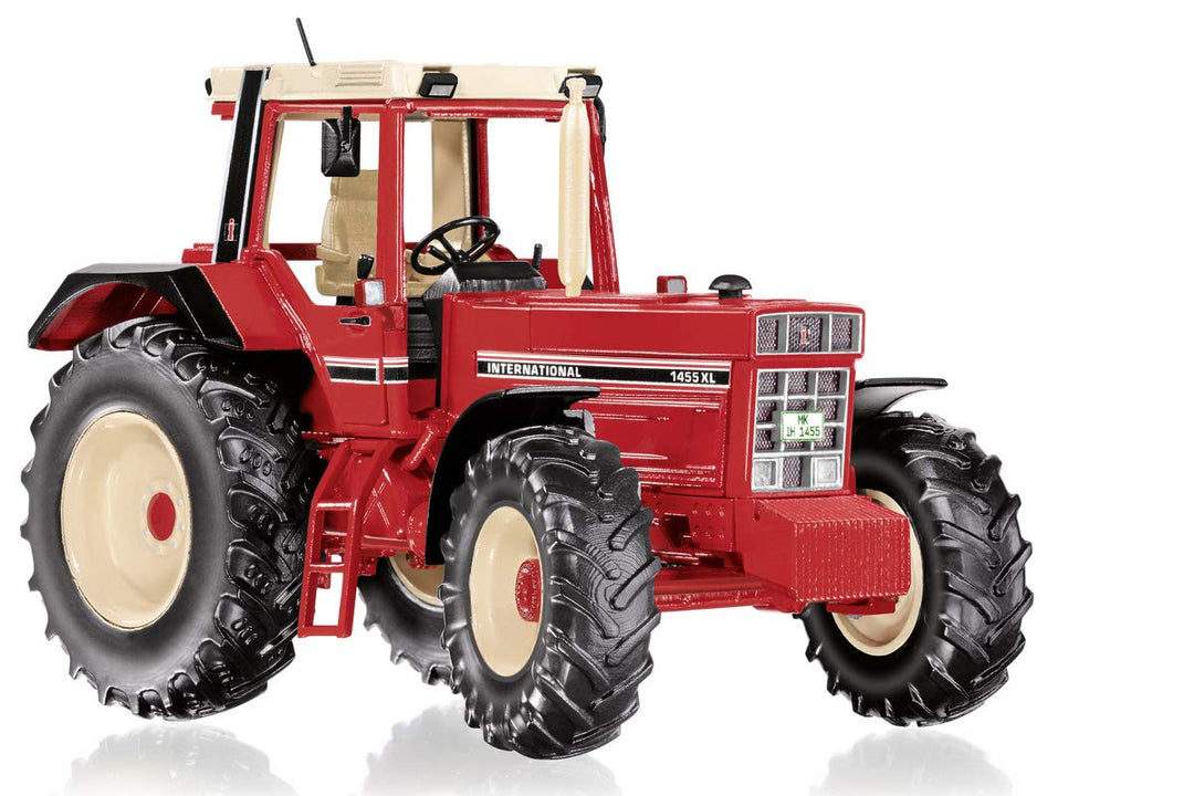 WIKING 077852 IHC 1455 XL Modelltraktor, 1:32, Metall/Kunststoff, Ab 14 Jahre, Auswechselbare Auspuf