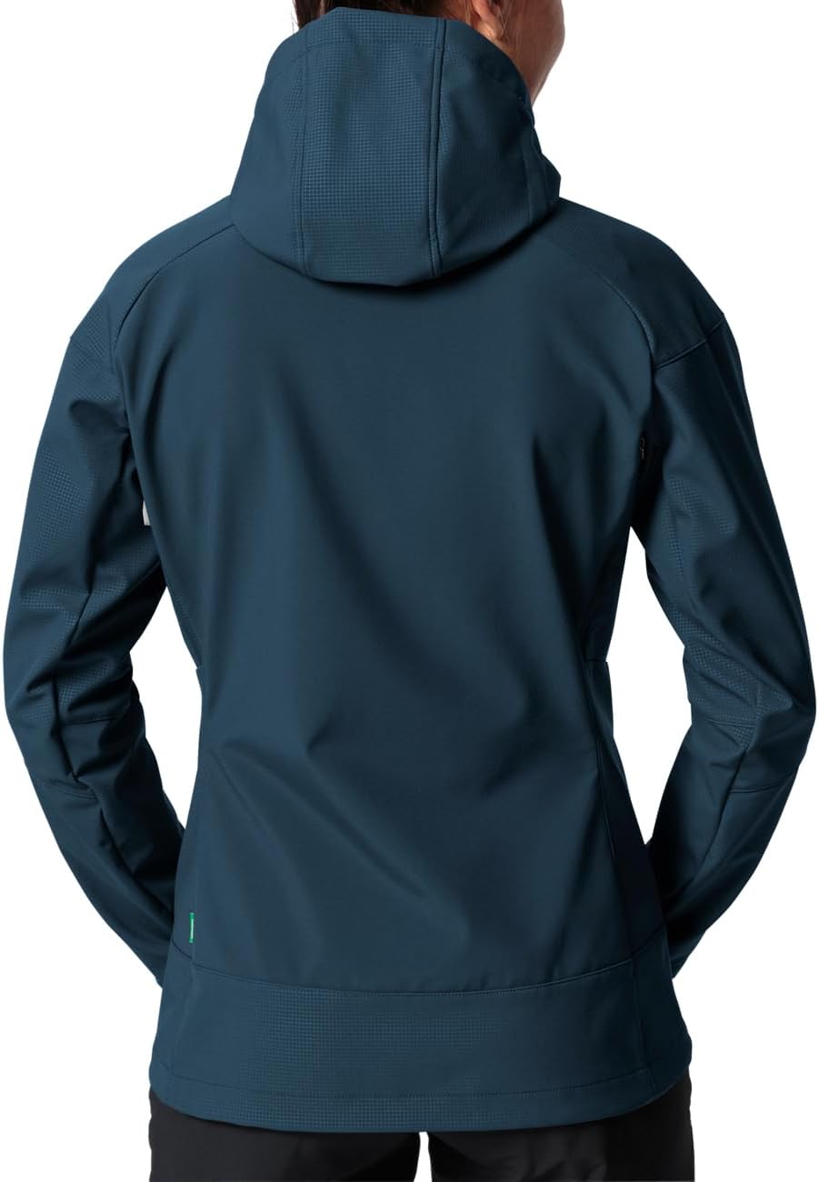 VAUDE Damen Women's All Year Elope Softshell Jacket Jacke, 34 dark sea uni