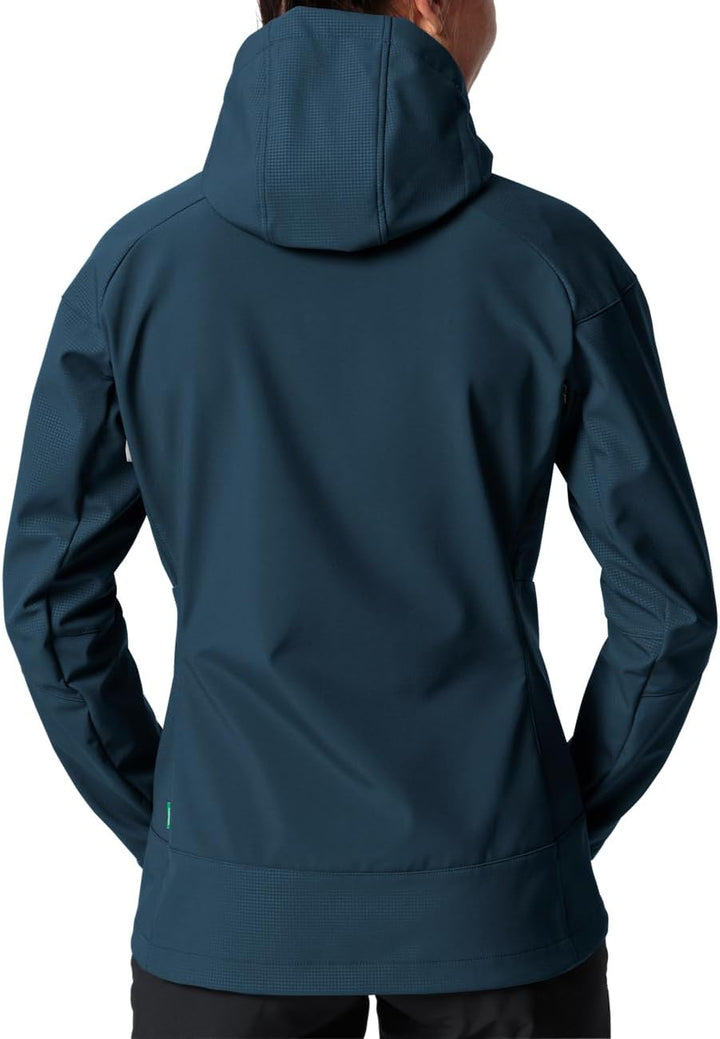 VAUDE Damen Women's All Year Elope Softshell Jacket Jacke, 34 dark sea uni