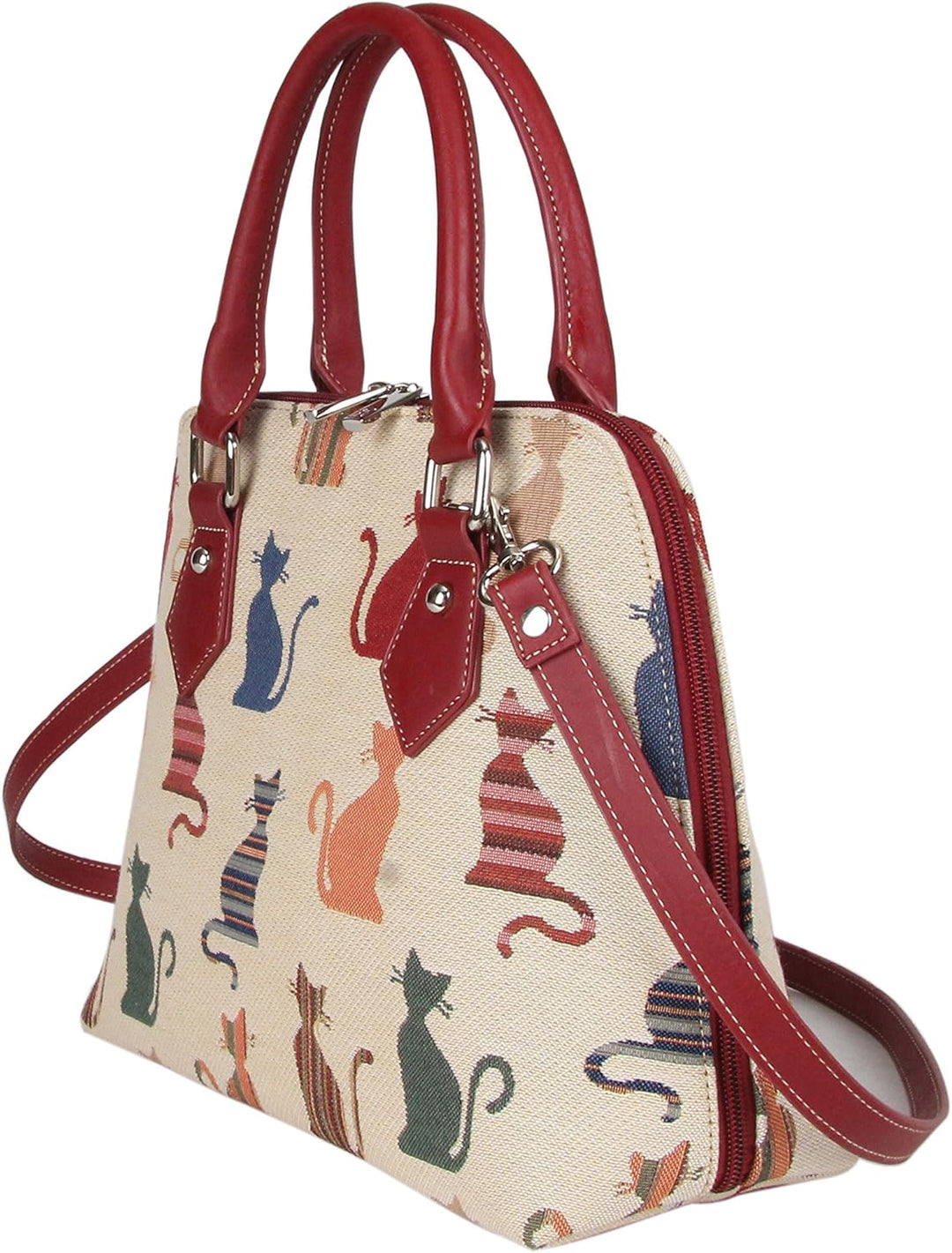 Signare Tapisserie Handtaschen Damen, Umhängetasche Damen, Schultertasche Damen mit Blumenmustern Fr