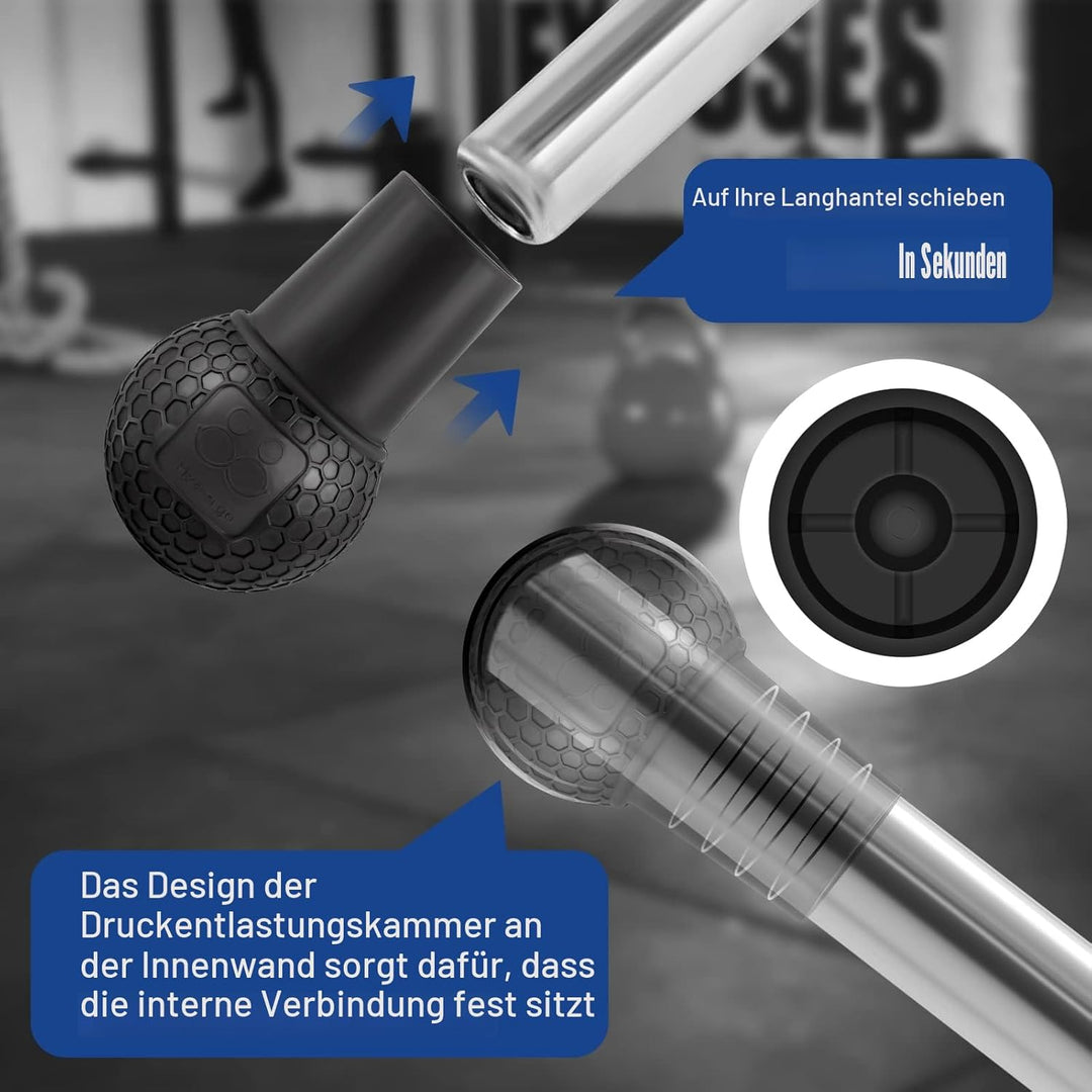 HXD-ERGO Landmine Aufsatz für Langhantel, Langhantel Zubehör Landmine Base Griffe für 2" Olympiastan