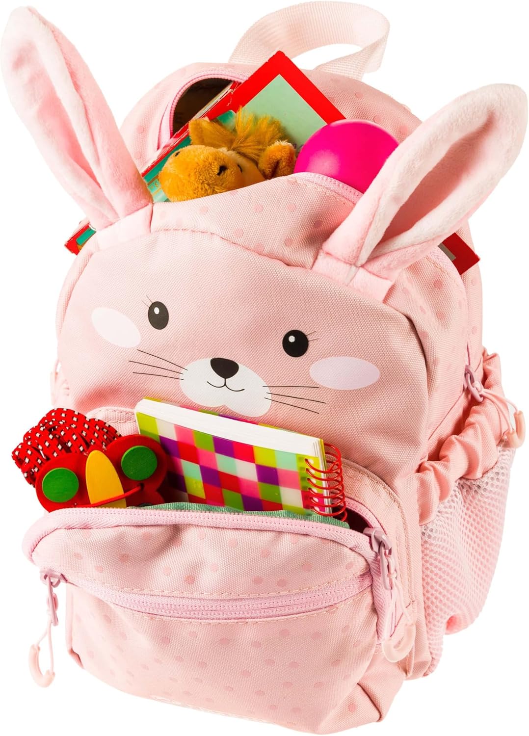 Schneiders 49454-052 - Kinderrucksack Mini Bunny, ca. 18,5 x 27 x 11 cm, Rucksack für Kinder mit 6 L