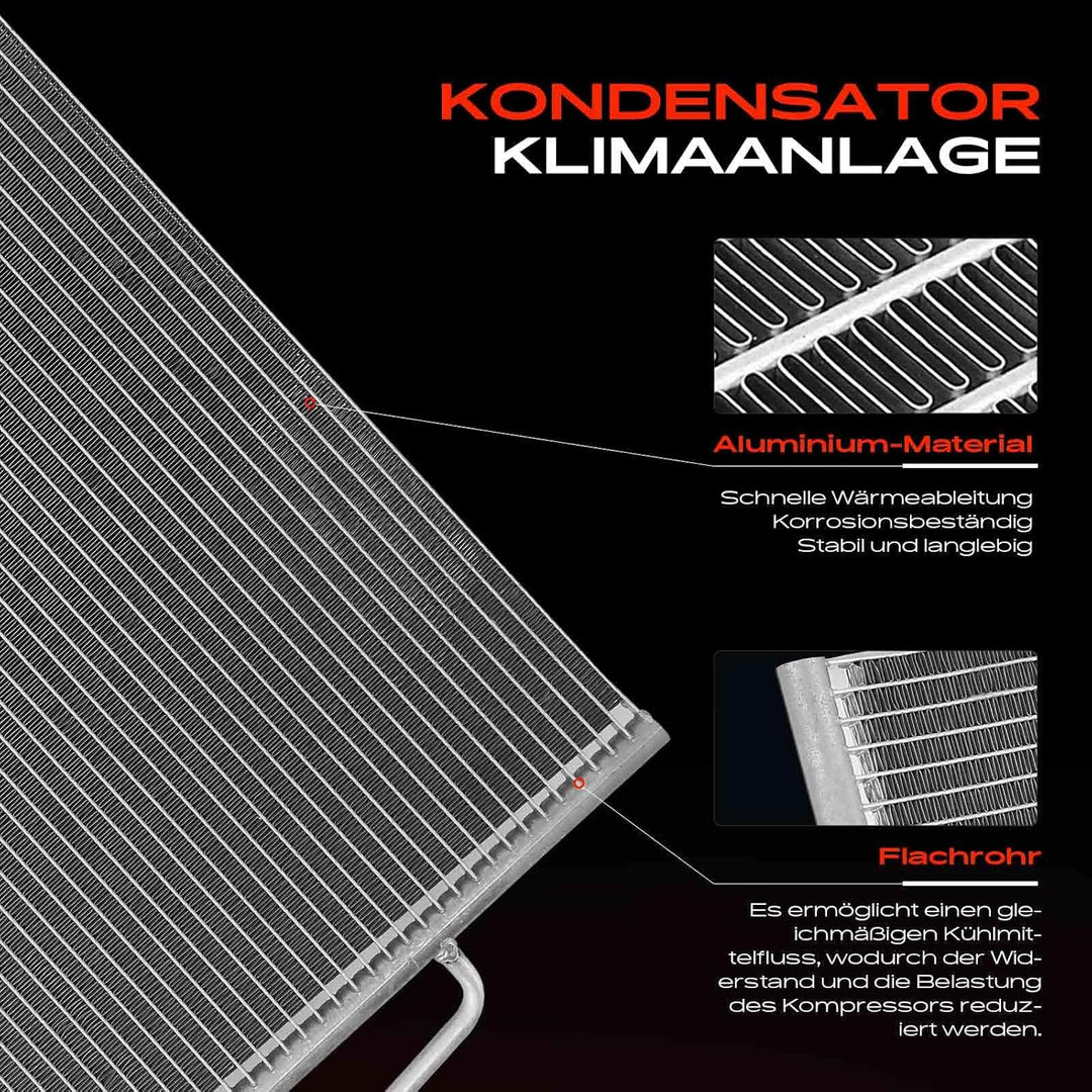 Frankberg Kondensator Klimaanlage Kompatibel mit M.i.n.i R56 2006-2012 M.i.n.i R57 2007-2015 M.i.n.i