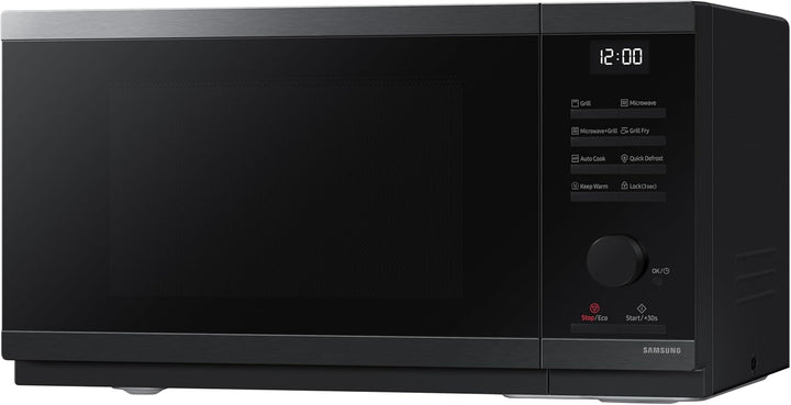 Samsung MG23DG4524CGE1 Mikrowellenherd, 23 l, 800 W, Schwarz, Touchscreen + Zifferblatt, ECO-Modus