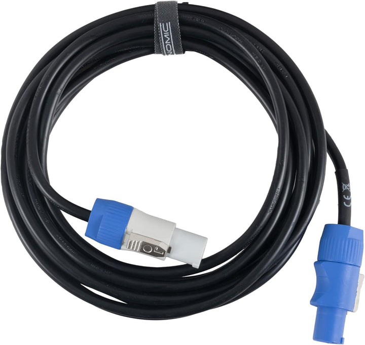 Pronomic Power Twist 5 Stromkabel Set - 2 Kabel zur Stromversorgung von Aktiv-Lautsprechern und Sche