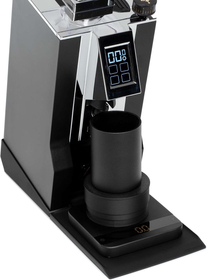 ARO Espresso® Neigungsständer für Eureka Mignon mit Silikonauffangschale | Einzeldosierset mit gerin