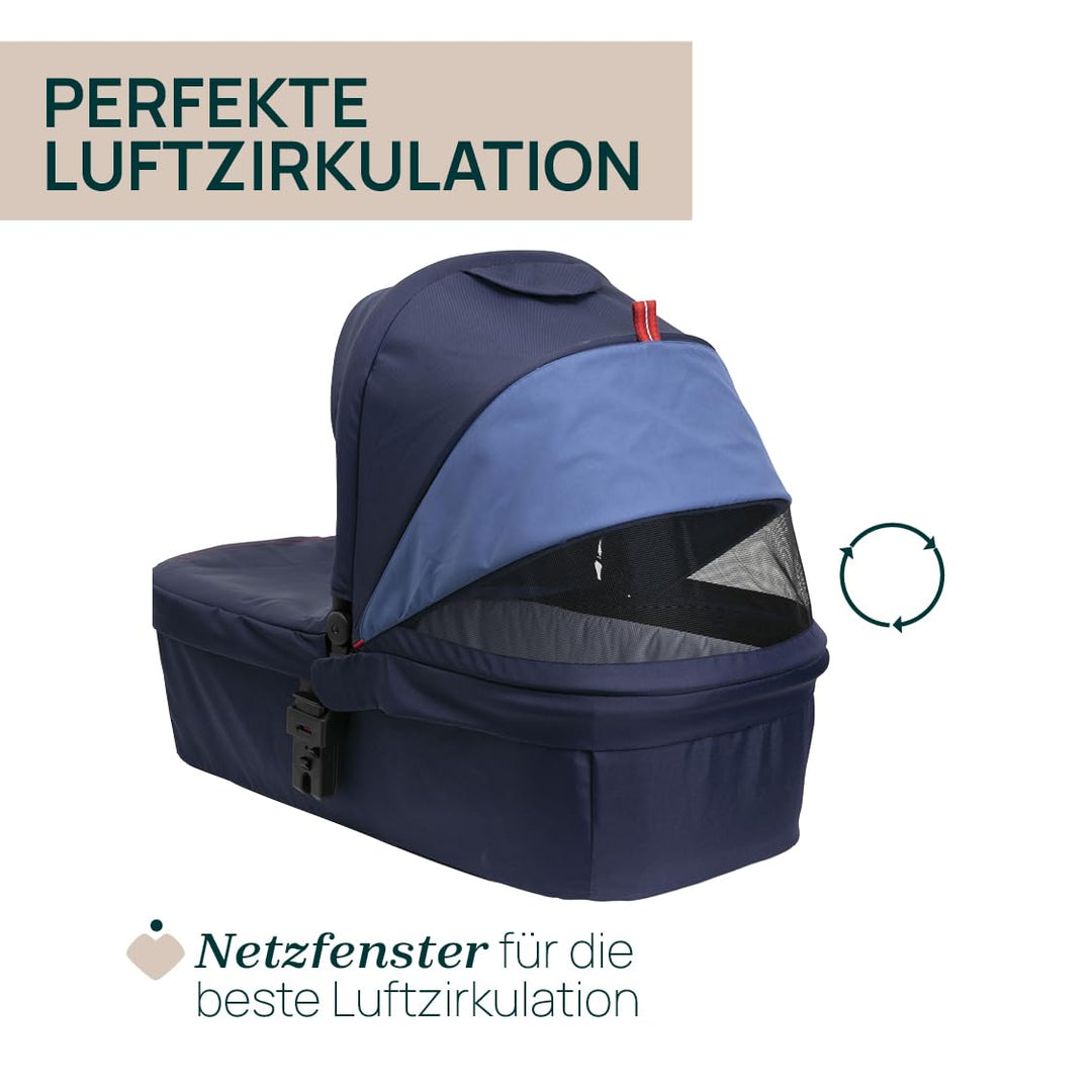 Chicco Seety Tragewanne, geräumig und gepolstert für den Kinderwagen Seety, ohne Adapter zu befestig