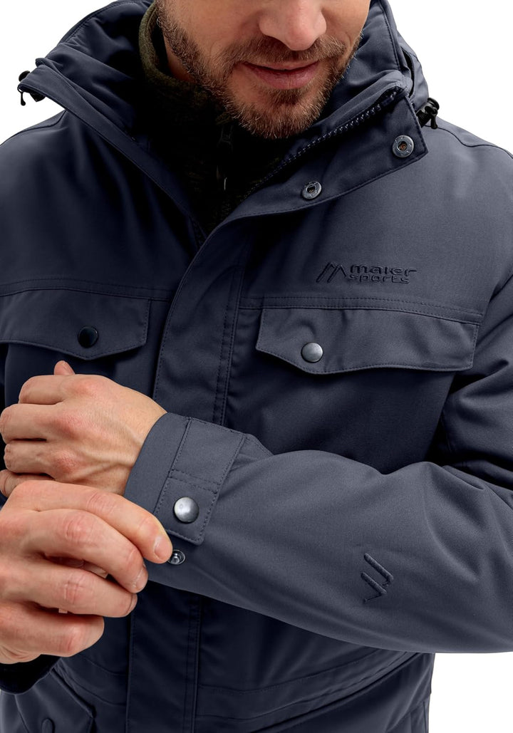 Maier Sports Herren Knuth Jacke 52 Blau, 52 Blau