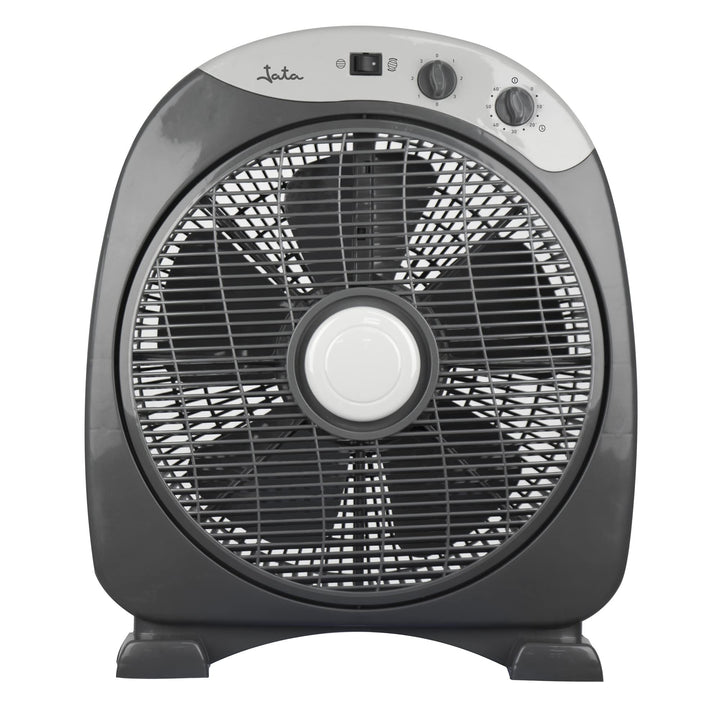 JATA JVVS3015 Bodenventilator, 3 Geschwindigkeitsstufen, 60-Minuten-Timer, Drehgitter, Masse: 38 x 1