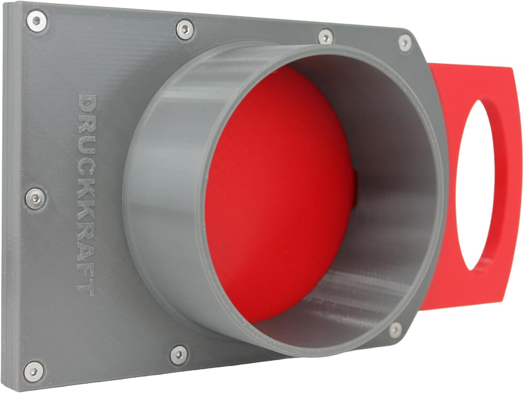 DRUCKKRAFT Blastgate DN120 mm | Luft Absperrschieber für Absauganlage | Lüftungsschieber | Luftstrom
