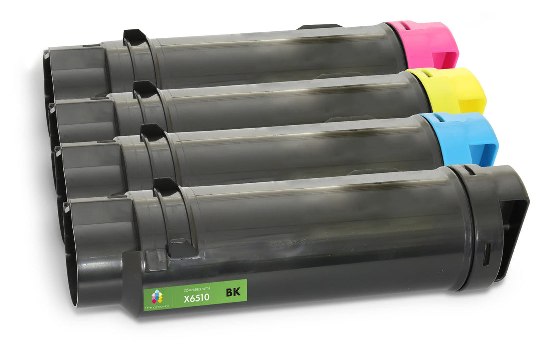 4er Set 106R034 Premium Toner kompatibel für Xerox Phaser 6510, 6510DN, 6510N, WorkCentre 6515, 6515