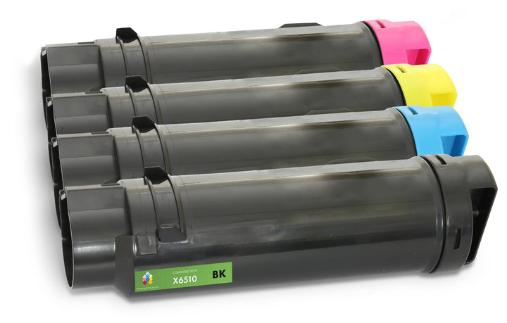 4er Set 106R034 Premium Toner kompatibel für Xerox Phaser 6510, 6510DN, 6510N, WorkCentre 6515, 6515