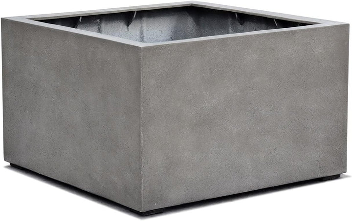 ESCHBACH® Pflanzkübel Low Cube 80 Beton Grau Quadratisch XL * 80 x 80 x 60 cm * 10 Jahre Garantie 80