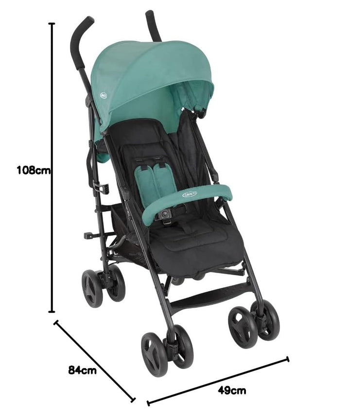 Graco TraveLite Kinderwagen, Mint mint 1 Count (Pack of 1), mint 1 Count (Pack of 1)
