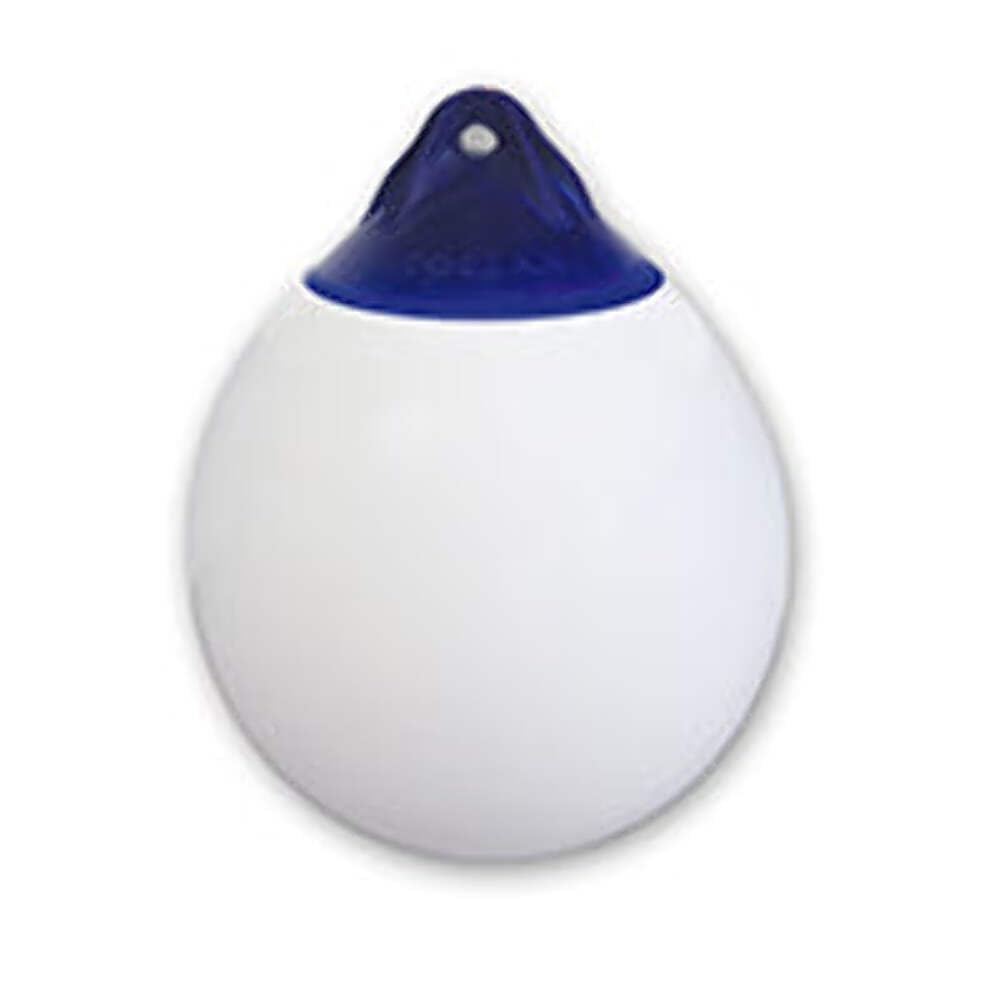 Ocean Fender rund - blau/weiss weiss / blau R1 (Ø 280 mm x 380 mm), weiss / blau R1 (Ø 280 mm x 380