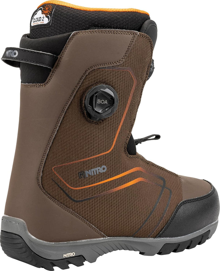 Nitro Sentinel BOA scarpone Snowboard Uomo Grey AI24 Braun MP 29.0 // EU 44 // US 11 Sentinel Boa, B