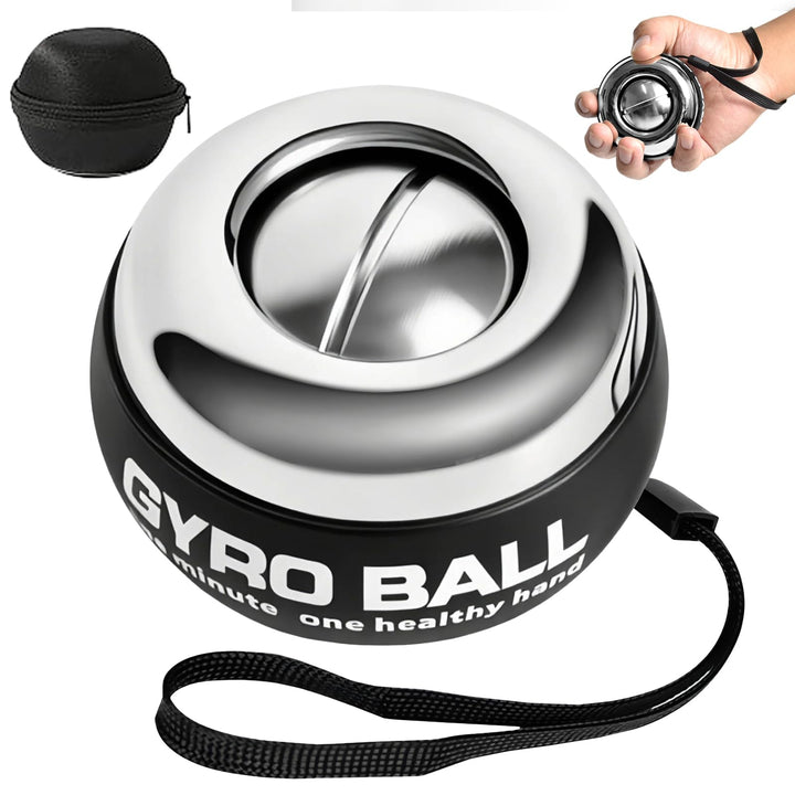 Vollmetal Gyroball, Handgelenktrainer-Ball, Auto-Start, 5-stufiger Widerstands, Gyroskopischer Unter
