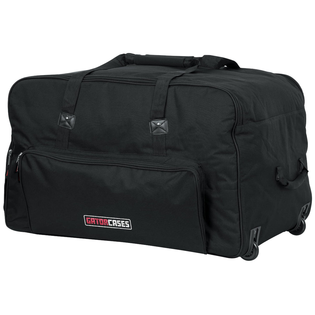 Gator Cases Rollende Lautsprechertasche für 15"-Lautsprecher im Standardformat mit einziehbarem Trag