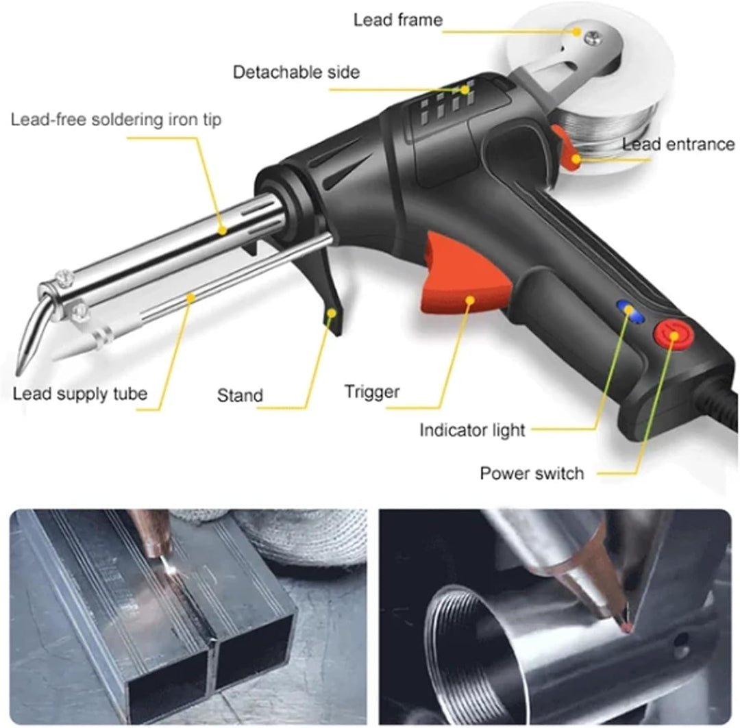 Internally Heated Industrial Laser Welding Tools, Multi-Function Soldering Iron Soldering Gun Set, A