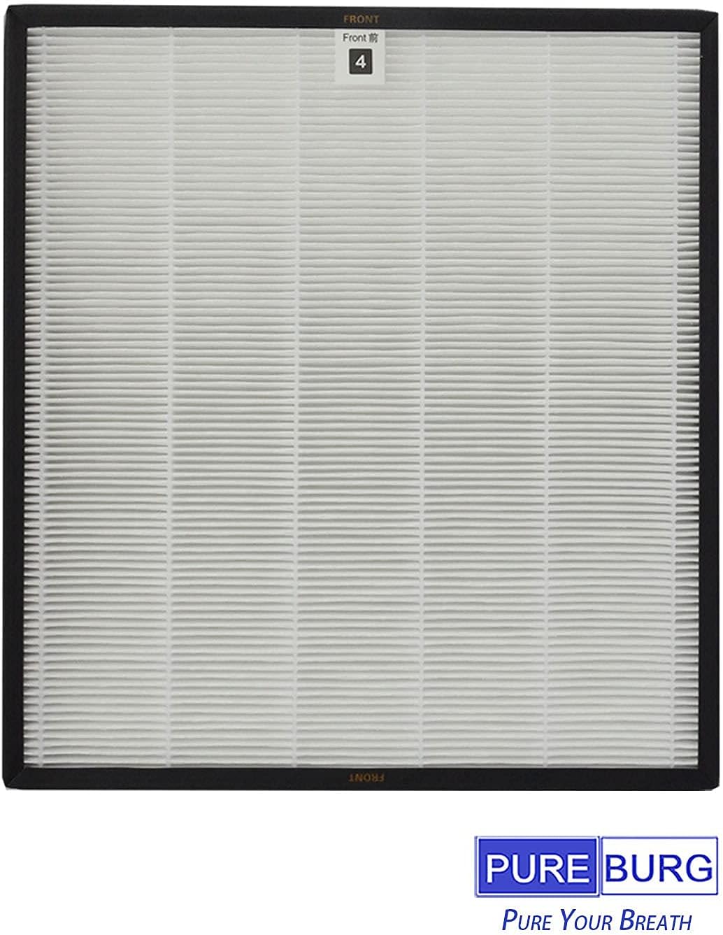PUREBURG Ersatzfiltersatz - HEPA + Aktivkohlefilter Kompatibel mit Philips AC4012/10 Luftreiniger, T