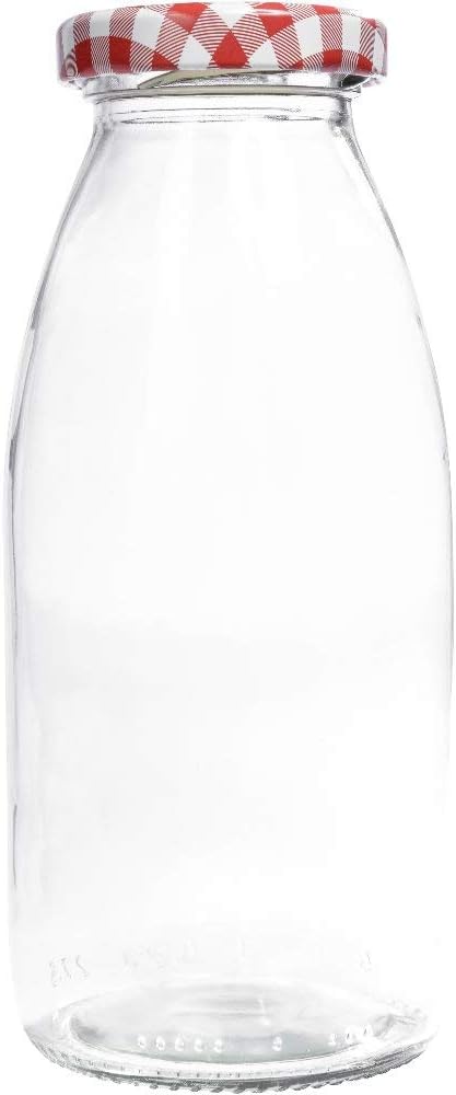 mikken| 10 Glasflaschen 250 ml, Flasche mit Schraubverschluss inkl. Trichter 10 Flaschen 250 ml, 10