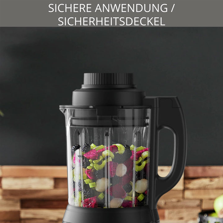 Krups KB835D Perfectmix Cook Hochgeschwindigkeits-Kochmixer | Standmixer | 10 autom. Programme | Kal