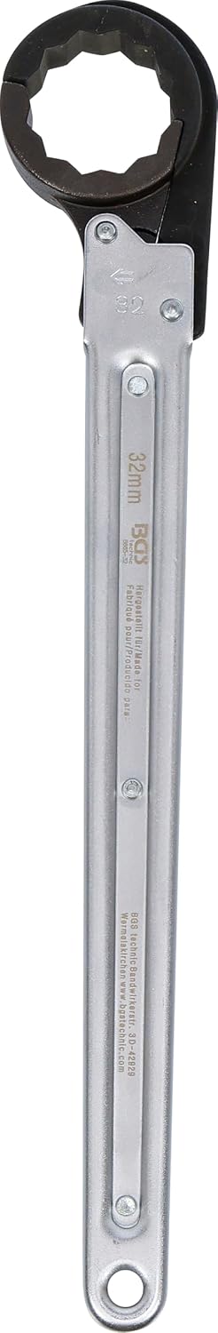 BGS 8665-32 | Leitungs-Ratschenschlüssel | 32 mm Schlüsselweite: 32 mm, Schlüsselweite: 32 mm