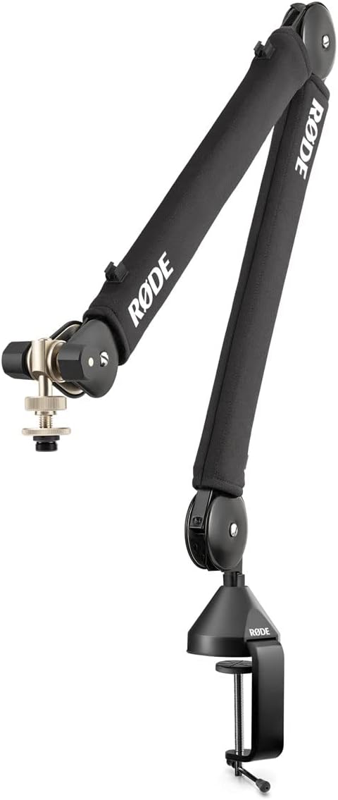 Rode PSA1+ Black Mikrofonarm Tisch-Stativ Schwarz + keepdrum XLR-Kabel PSA1+ Plus mit XLR Kabel Schw