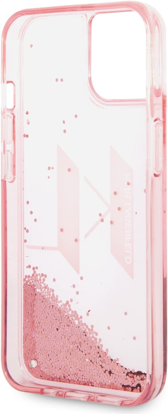 Karl Lagerfeld KLHCP14SLBKLCP Hülle für iPhone 14 6,1" rosa/pink hardcase Liquid