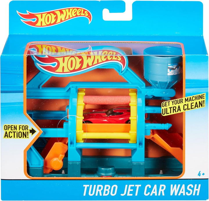 Hot Wheels Ausklappspielset Turbo-Waschanlage