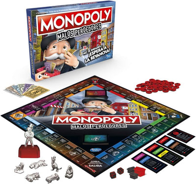 Bordspel Monopoly Malos Perdedores Hasbro (ES)