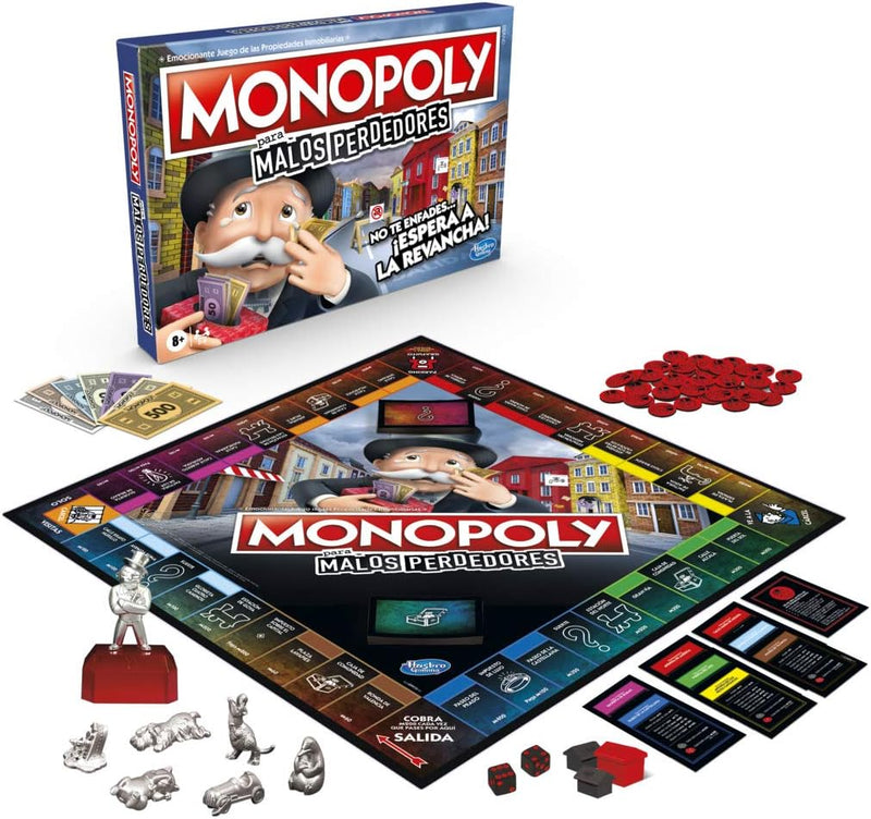 Bordspel Monopoly Malos Perdedores Hasbro (ES)