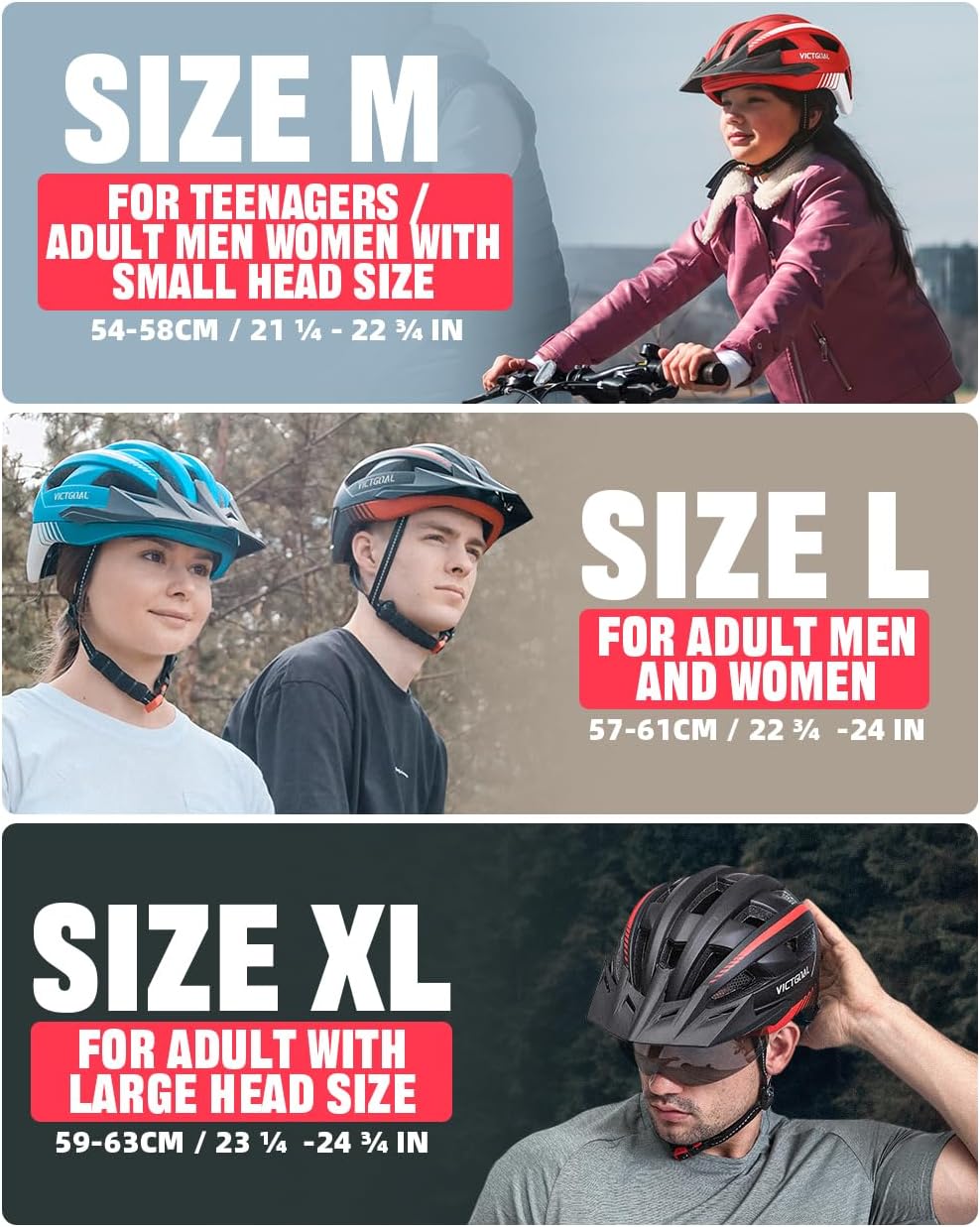 VICTGOAL Fahrradhelm Herren Damen mit Magnetische Schutzbrille Abnehmbares Visier, Radhelm mit USB a