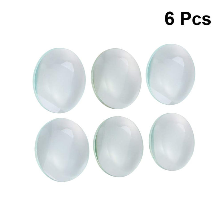 ibasenice Premium Optisches Glas - 6 Stück Glaslinse Optische Linse 3cm / 5cm / 5cm Durchmesser 50 M
