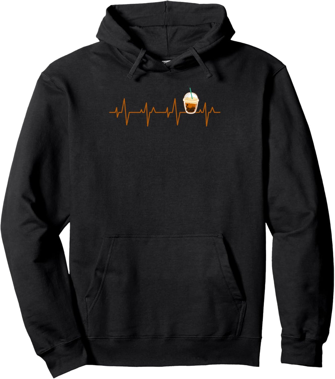 Boba Tea Herzschlag Lustige Kawaii Bubble Tea Lover Grafik Pullover Hoodie