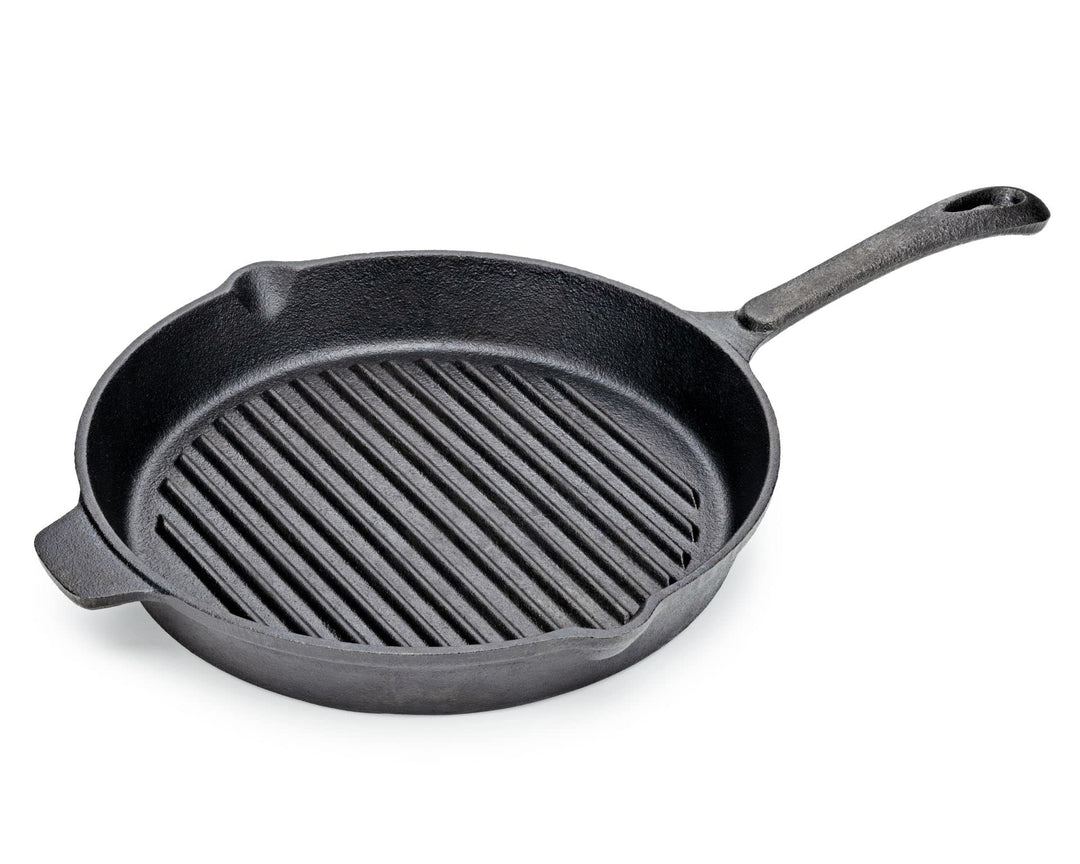 Gusseisen-Grillpfanne Ø 25 cm mit Stiel