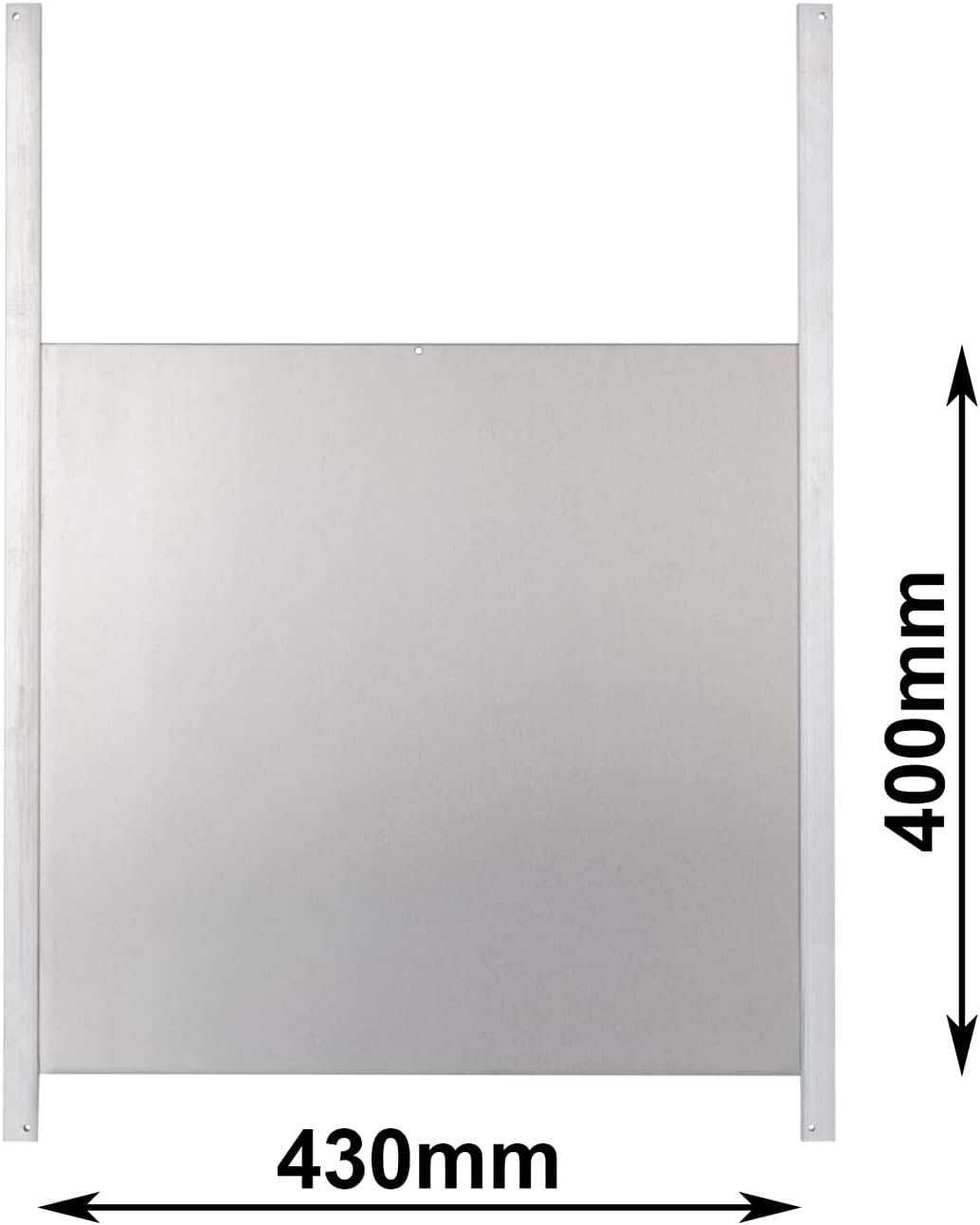 VOSS.farming Set Chicken-Door automatische Hühnertür + Alu Hühnerklappe 430 x 400mm, Türöffnung, Tür