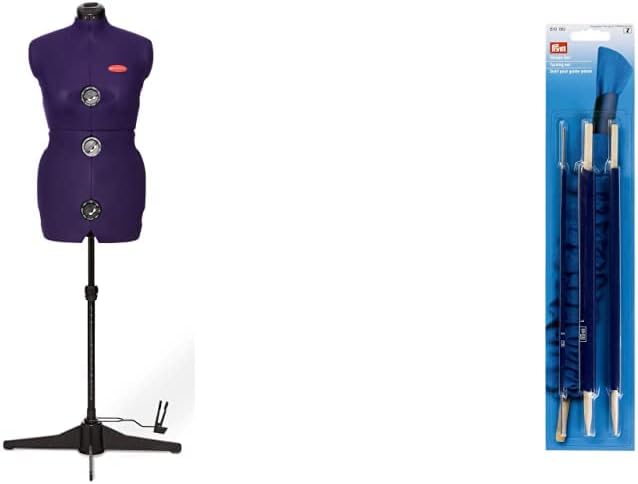 Prym Prymadonna M, 8-teilig Schneiderbüste, Metal, Lila, M & Wende-Set, Kunststoff, violett, One Siz