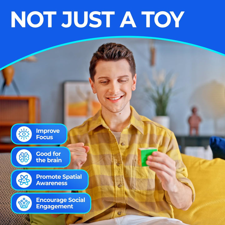 GAN 356RS Zauberwürfel Klassisch 3x3, Speed Cube Original mit IPG & GES+, Magic Cube Stickerlos, GAN