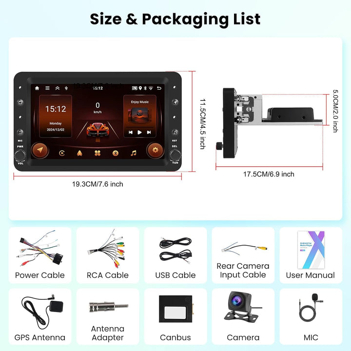 2G+64G Rimoody Android Autoradio für Alfa Romeo 159 2004-2011 7" Touchscreen Wireless Carplay Radio