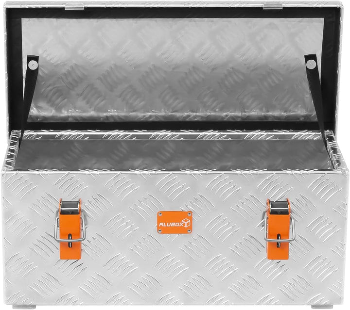 alubox R37 Aluminium Riffelblech Werkzeug Transportkiste 37 Liter 037 Liter, 037 Liter