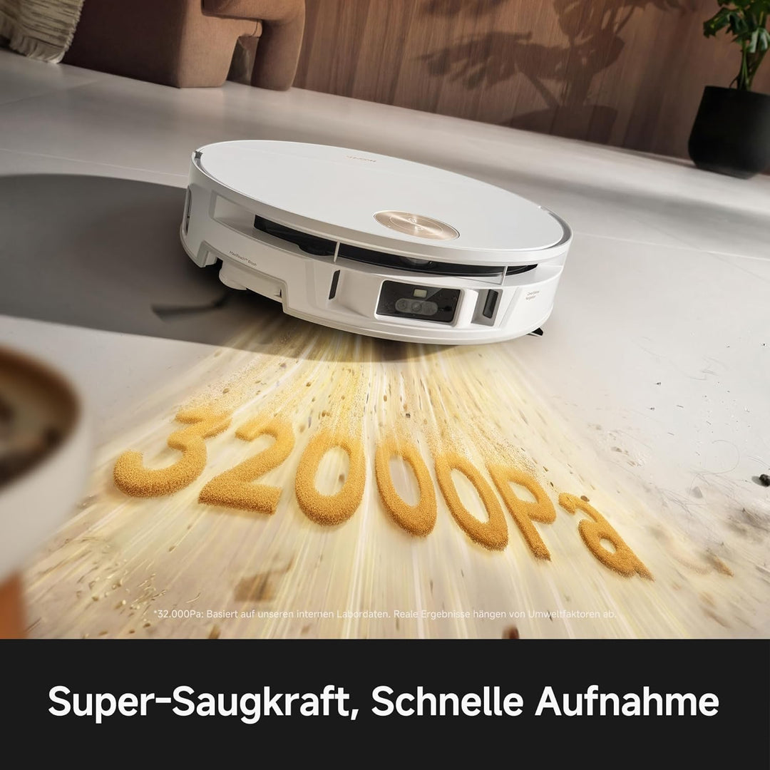 Mova S70 Ultra Roller Saugroboter mit 32.000Pa Saugkraft und HydroForce-Wischen, CovertSense-Navi, A