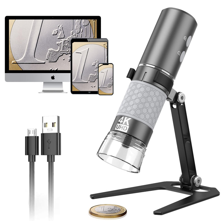 Halterung aus Aluminiumlegierung für Digital-USB-/WLAN-Mikroskop, Universal-Metallrahmen mit Trageta
